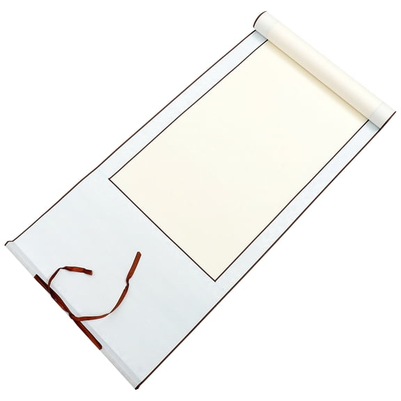 GETAJGHSD 1Pcs Chinese Calligraphy Paper Scroll Rice Paper Scroll for Kids White Decorative Art