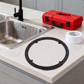 GETAJGHSD Black Plastic Lazy Susan Turntable Base with Silent Swivel and Scratch Resistant Surface