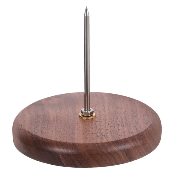 GETAJGHSD Practical Wooden Receipt Spike for Home Office and Restaurants