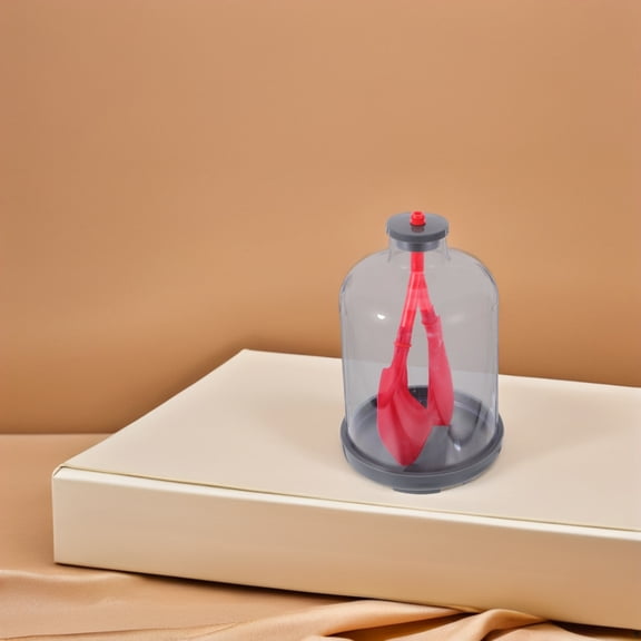GETAJGHSD Lung Function Lab Model for Laboratory Experiments Red Plastic 1Pcs