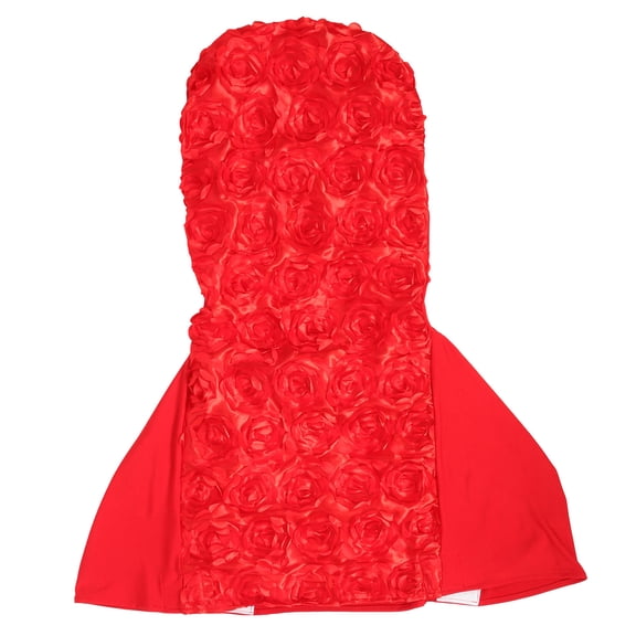 GETAJGHSD Reusable Red Wedding Chair Cover Stretch Slipcover with Elastic Fit for Banquet