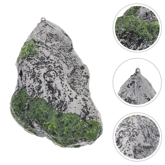 GETAJGHSD Resin Moss Stone Ornament Floating Aquarium Stone Decor for Fish Tank and Home Decoration