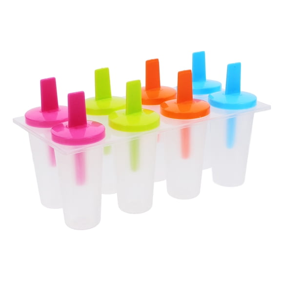 GETAJGHSD Ice Making Tools Rectangular Freezer Ice Pop Maker Mold 8pcs