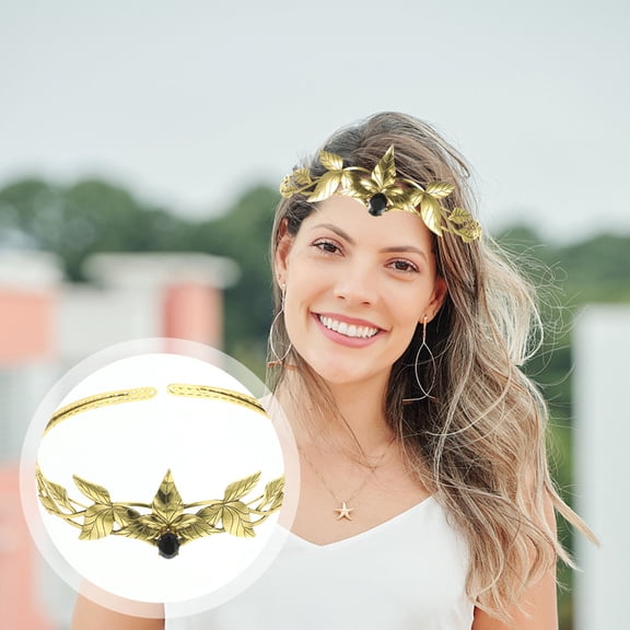 GETAJGHSD Decorative Headband Wedding Headpiece Leaves Decoration for Women 1Pcs
