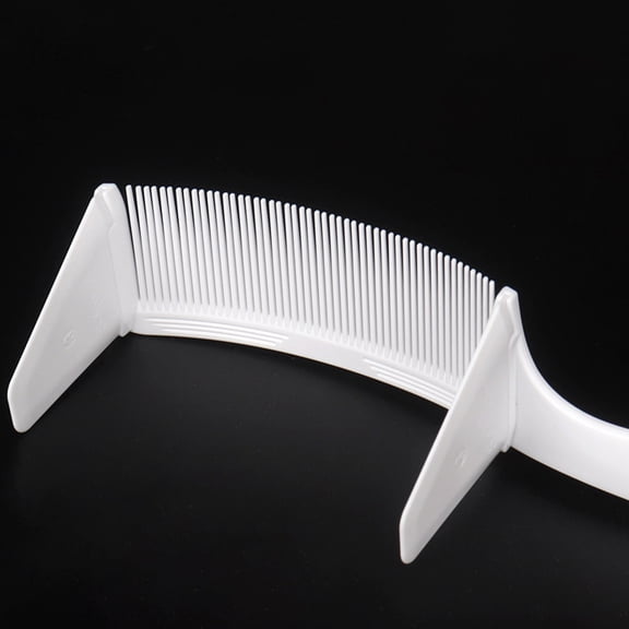 GETAJGHSD Salon Haircut Comb Haircut Guide White Resin Ergonomic Grip 1 Set