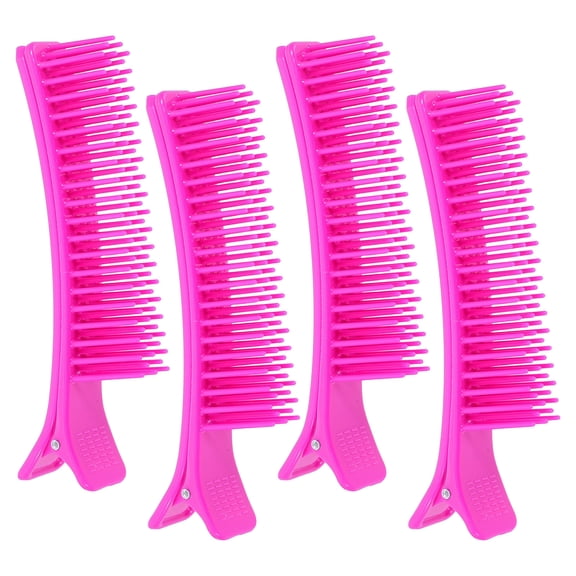 GETAJGHSD Salon Perm Partition Clip 4Pcs Plastic Anti-Slip Hair Clips For Styling