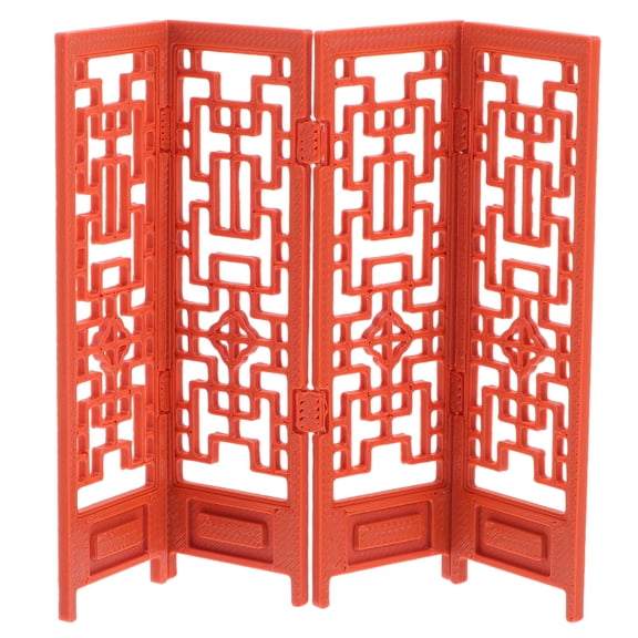 GETAJGHSD Miniature Screen Model For Dollhouse Decoration Traditional Style Rectangular Panels Space Division 1Pack