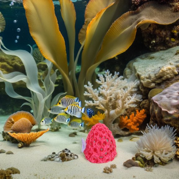 GETAJGHSD Shrimp Cave Aquarium Hiding Tunnel for Betta Fish, Orange Dome