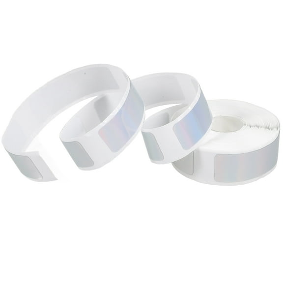 GETAJGHSD Plated Silver Thermal Labels Self Adhesive Blank Sticker Roll for Printer with Smooth Surface and Water Resistant