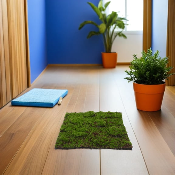 GETAJGHSD Water Resistant Artificial Moss Carpet with Realistic Texture for Home Decor