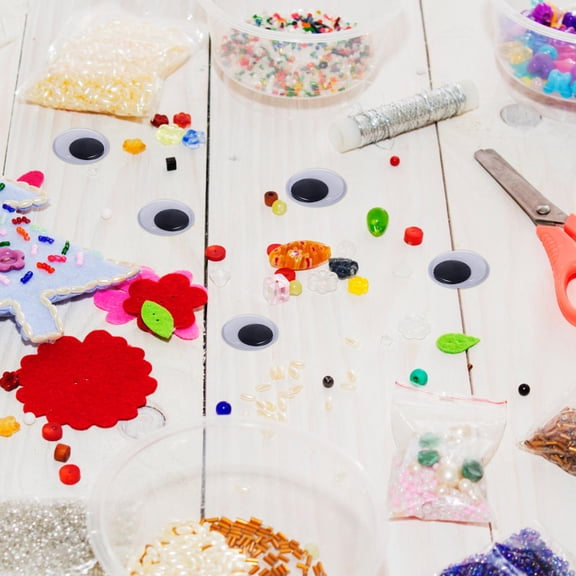 GETAJGHSD Simulation Animal Eyeball Stickers with Self Adhesive Backing for Handcrafts