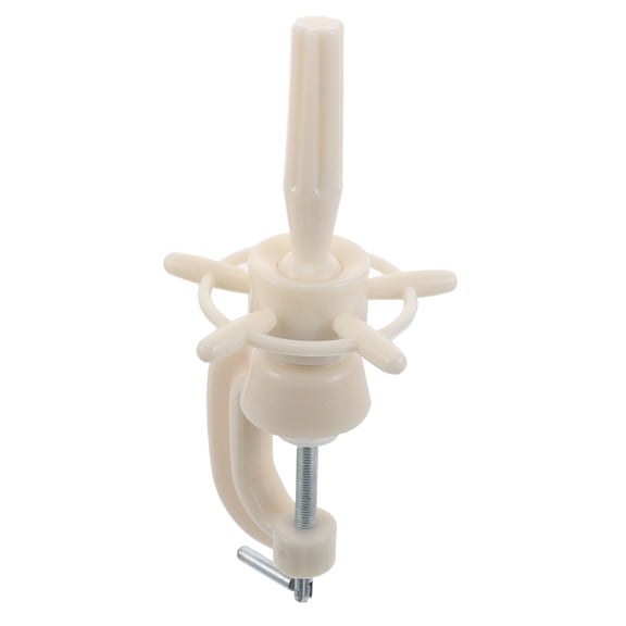 GETAJGHSD Sleek Beige Wig Mannequin Stand Holder with Stable Base for Professional and Home Use
