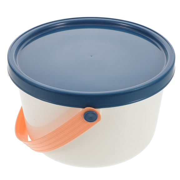 GETAJGHSD Small Plastic Bucket with Lid, Multipurpose Water Pail for Travel, Automotive, Camping, and Household Use