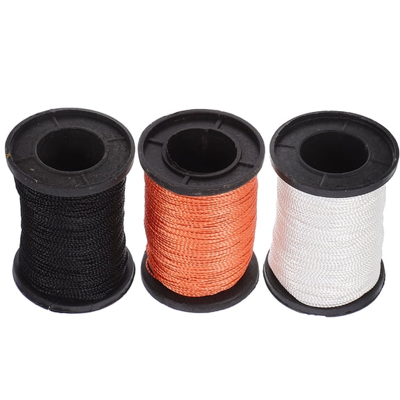GETAJGHSD Shoe Repair Thread Hand Stitching Wax Black 3 Rolls