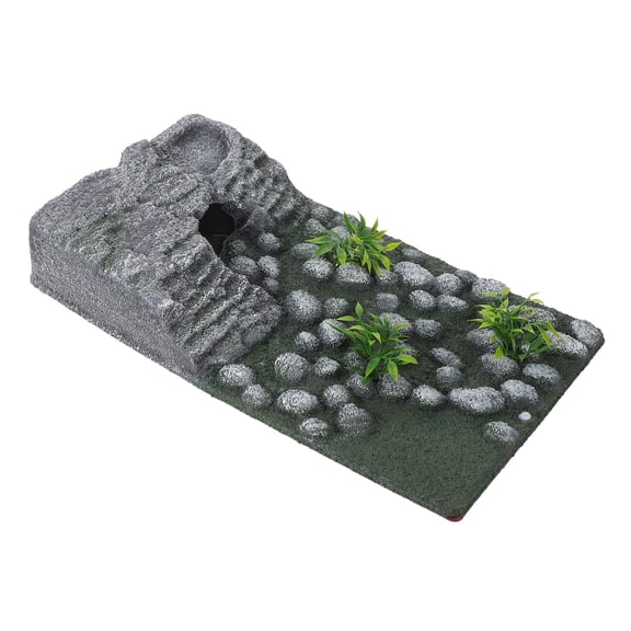 GETAJGHSD Aquatic Turtle Dock with Climbing Ramp and Comfortable Resting Area
