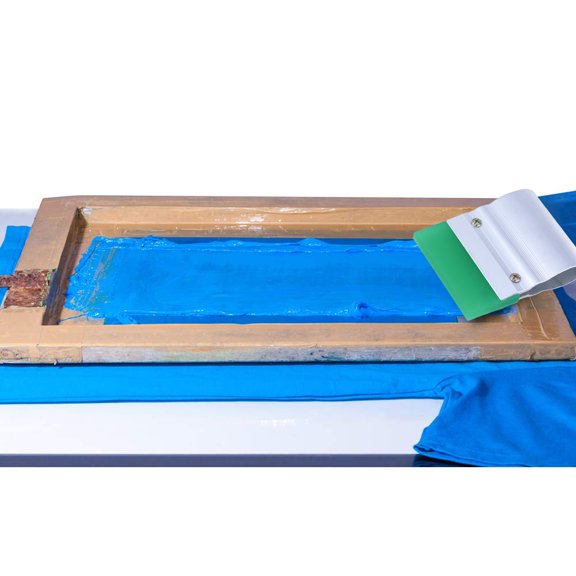 GETAJGHSD Squeegee with Handle Rubber 1Pcs for Artists Silk Screen Printing