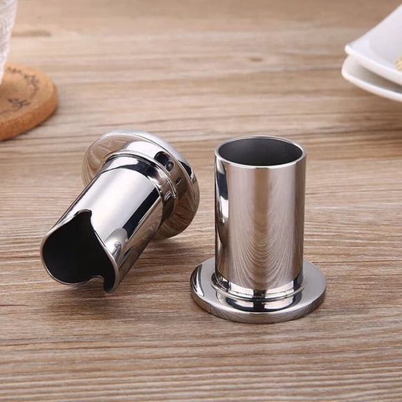 GETAJGHSD Plated Silver Stainless Steel Toothpick Stand Box for Table Use with Anti Rust Finish