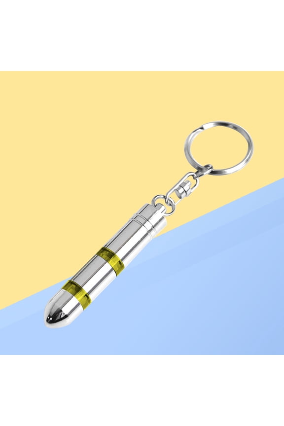 Static Release Keychain Yellow Color Quick Action for Body Car and Computer Use