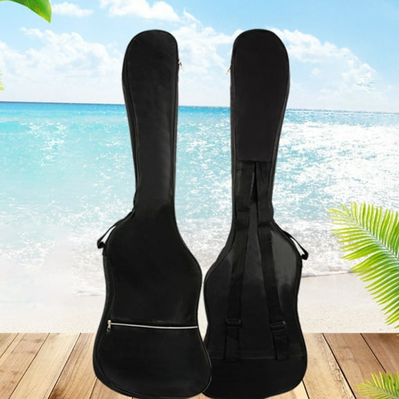 GETAJGHSD Electric Bass Case Black Oxford Cloth with Practical Handle and Shoulder Carry