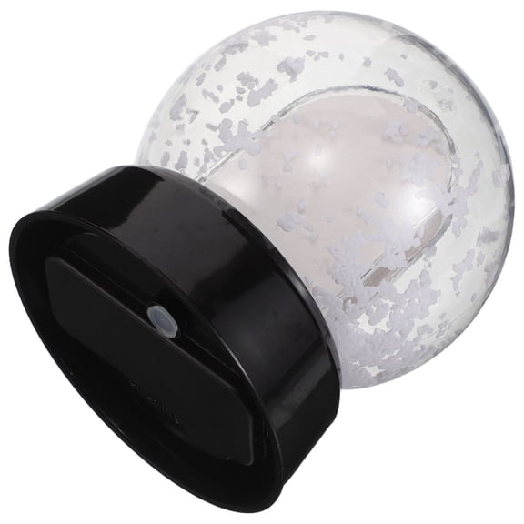 GETAJGHSD Plastic Photo Snow Globe with Black Base for Family Photos and Tabletop Display