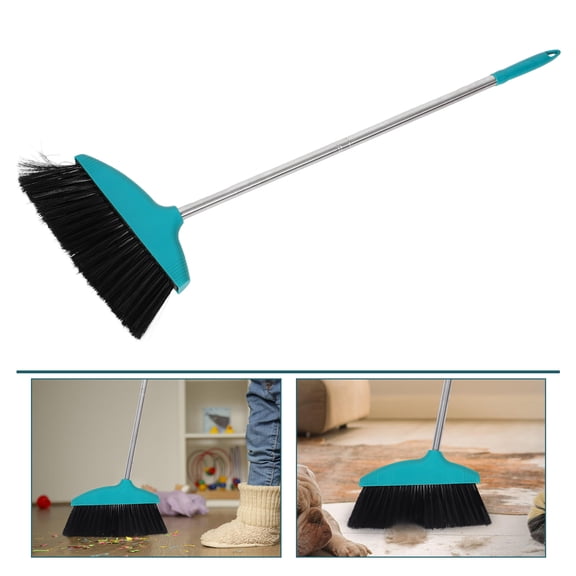 GETAJGHSD Household Sweeping Broom with Soft Bristles, Stainless Steel Handle, 84x23.5x3in, PP Plastic for Efficient Cleaning