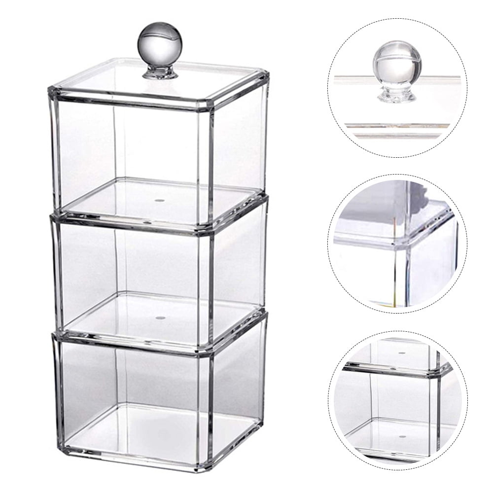 GETAJGHSD Tableware Storage Box 1 Set Clear Acrylic Transparent Viewing ...