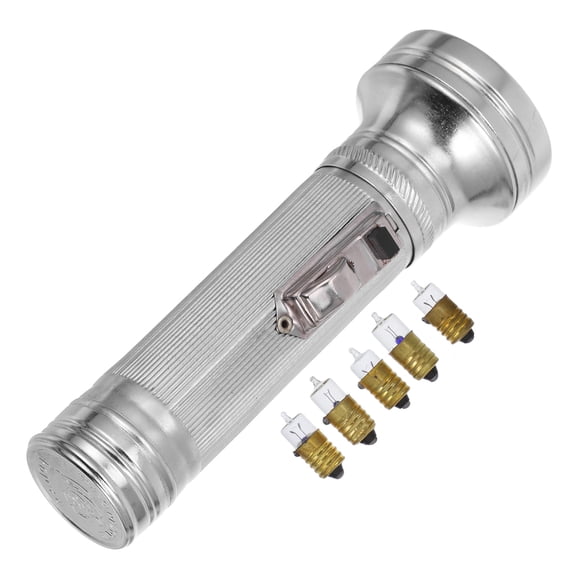 GETAJGHSD Timeless Vintage Metal Flashlight with Multi Brightness Settings for Photo Prop Use