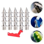GETAJGHSD Anti-Slip Running Shoe Spikes Plated Silver Hard Steel for Athletic Tracks 1Set