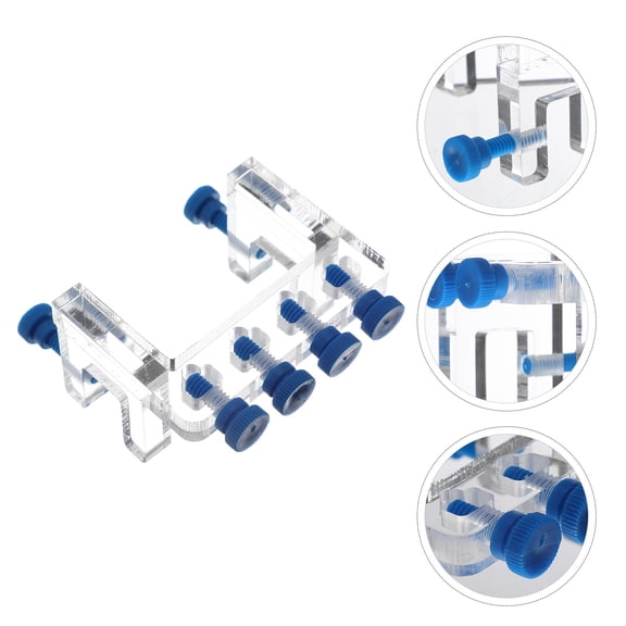 GETAJGHSD 1Set Dosing Pump Tube Holder Transparent Acrylic Clamp for Filter Tank