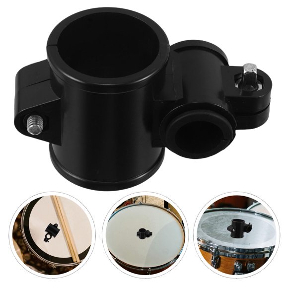 GETAJGHSD Universal Electronic Drum Rack Clamp Black with Multiangle Cross Support for Home Studio