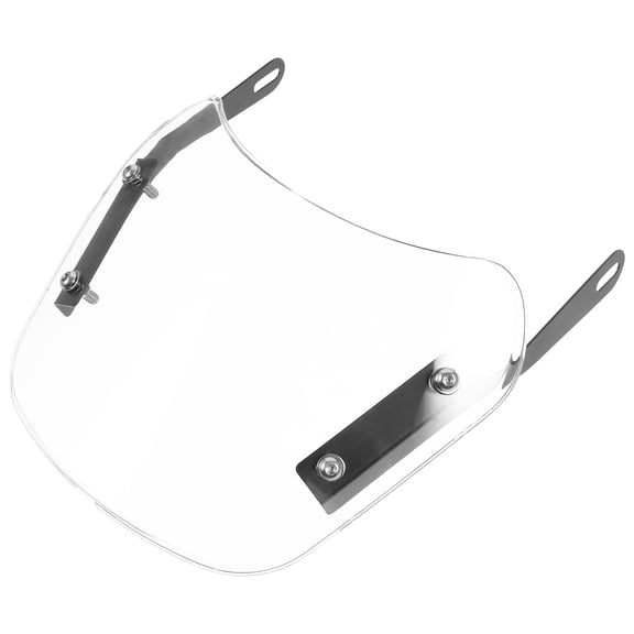 GETAJGHSD Universal White ABS Motorcycle Windshield Front Baffle Provides Clear View and Crack Resistant Shield