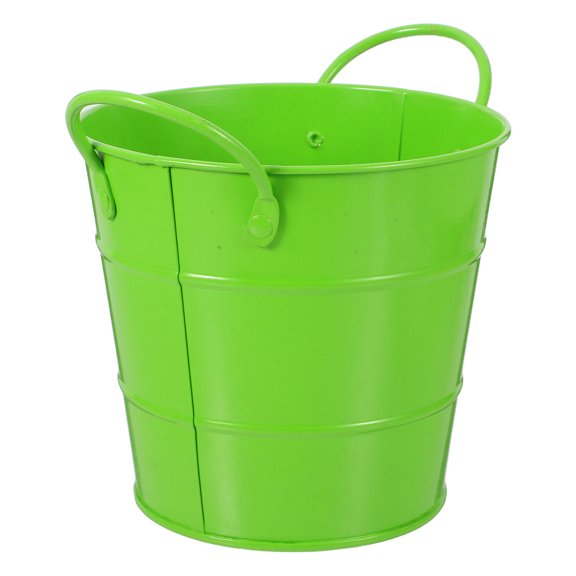 GETAJGHSD Versatile Green Iron Desktop Paper Bin for Home Office Storage and Trash Holder
