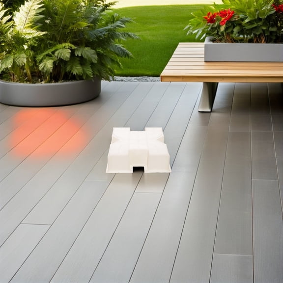 GETAJGHSD White Plastic Grass Block Paver Mold for Garden Walkways with Durable Reusable Design