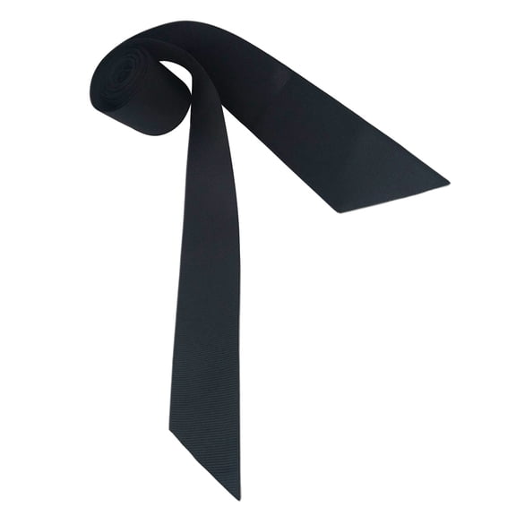 GETAJGHSD Wedding Bride Waist Sash Black Decorative Sash for Bridal Dress with Weaving Fabric