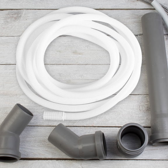 GETAJGHSD White Air Conditioner Drain Hose Extension for Semi Automatic Washing Machine Inlet Pipe