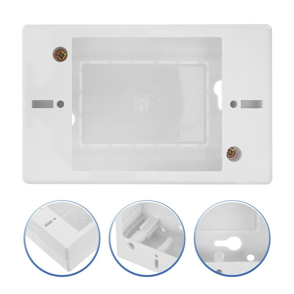 GETAJGHSD White Surface Mount Electrical Box for Indoor and Outdoor Use