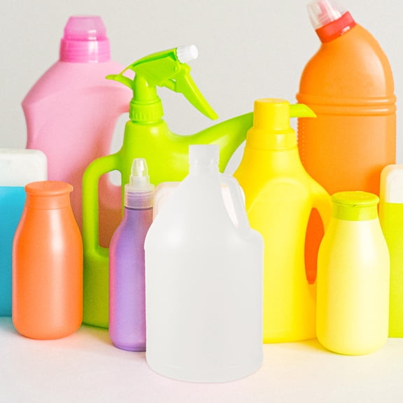 GETAJGHSD White HDPE Liquid Jug with Handle and ChildProof Lid 1 Gallon 4 Liters for Home Use