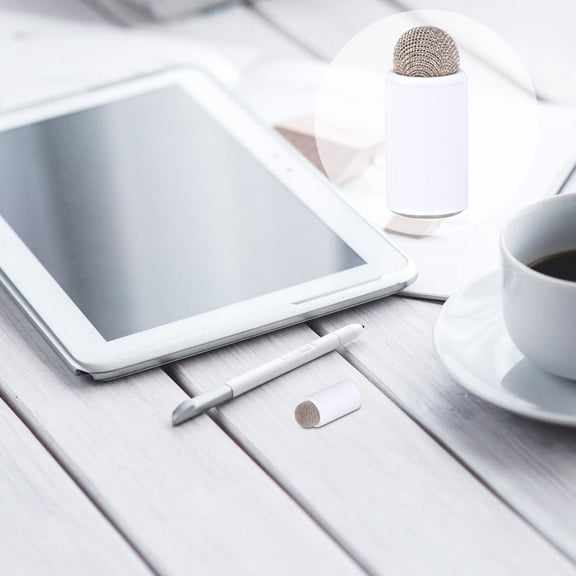 GETAJGHSD White Protective Pen Cap for Pencil with Conductive Tip to Prevent Fingerprints and Smudges