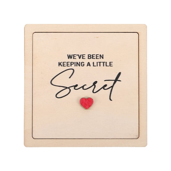 GETAJGHSD Wooden Sonogram Photo Frame for Pregnancy Announcement 4.25x4.25