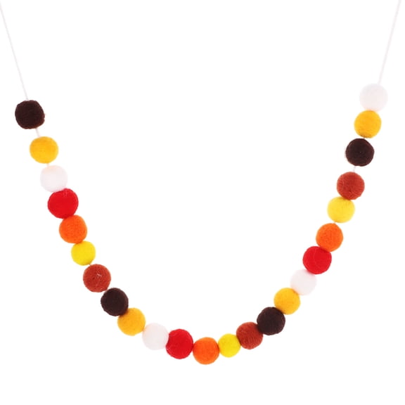 GETAJGHSD Wool Felt Pendant Felt Ball ng Decorative Pom Pom Gar for Home Decor