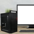 thumbnail image 1 of GETAJGHSD Desktop Computer Host Box Black Metal with Atx Support and Ventilation, 1 of 8