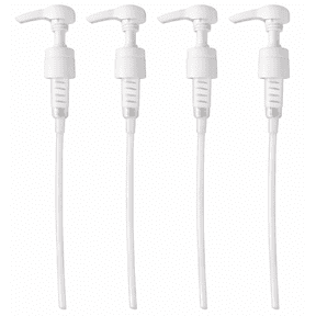 Universal Conditioner & Shampoo Pump | Fits Most Leading Brands of Liter Larger Size Bottles with 1-inch Diameter Opening -4 PACK