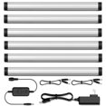 thumbnail image 1 of Inlight 12-inch Plug-in LED Under Counter Lights for Kitchen, Soft White 3000K, Pack of 6, IN-0110-26-SN, 1 of 9
