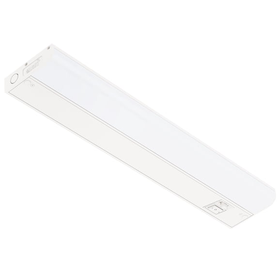 Inlight 24-inch Hardwired Only 3 Color LED Under Cabinet Lighting, 3000K/4000K/5000K, Matte White Finished, IN-0201-13-WH-345K
