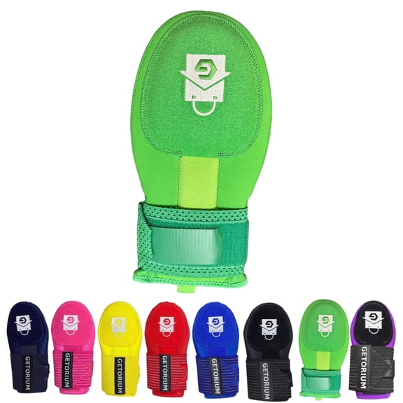 GETORIUM Baseball Sliding Mitt for Base Running, Baseball Accessories(Adult, Green)