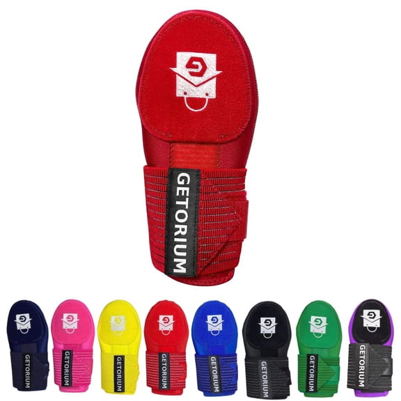 GETORIUM Baseball Sliding Mitt for Base Running, Baseball Accessories(Youth, Red)