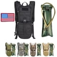 thumbnail image 1 of GETORIUM Tactical Hydration Backpack with 3L Water Bladder, MOLLE System - Black, 1 of 7