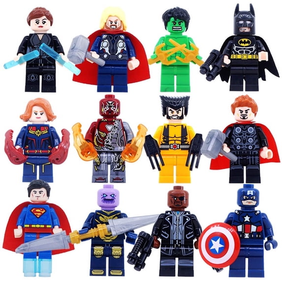 GETOYS Collectible Adult Minifigures Action Figure, ABS Anime, 12 Count