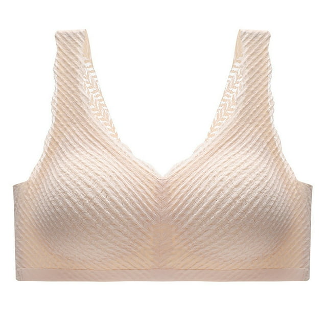 GEVPWj Comfort Bras for Women Large Bust No Padding Women's Seamless