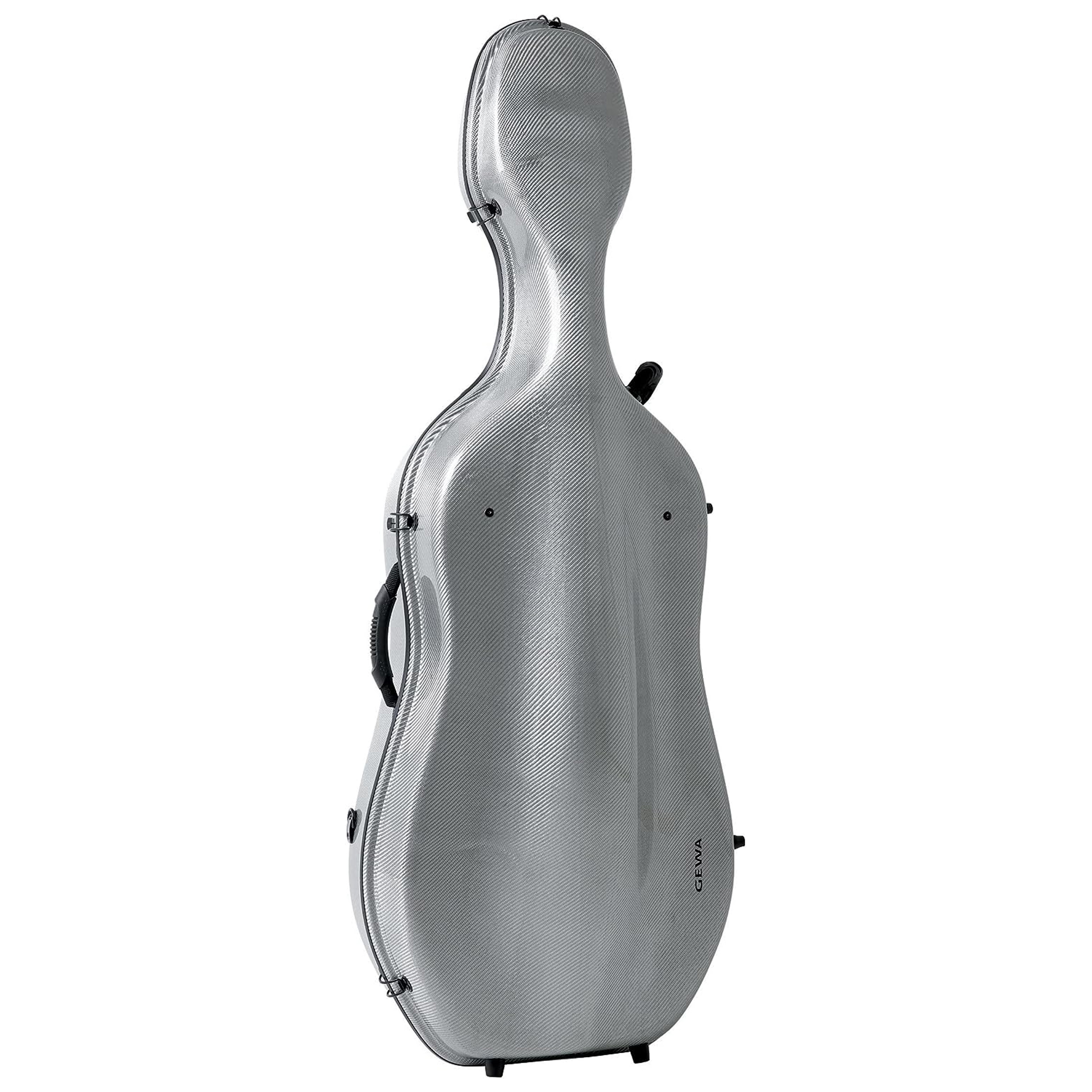 Gewa Idea Titanium Carbon 3.3 4/4 Cello Case - Titanium/Blue